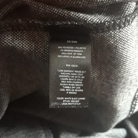 Black and white faux leather dress - Picture 5 of 5